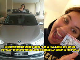 Emersom le da regalos a su hija con dinero robado