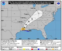 hurricane harvey path live updates tropical storm batters