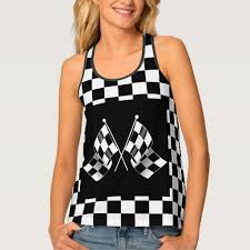 Black And White Checkered Tank Top Cool Black White Formula 1 Checkered Flags Pattern Tank Top Zazzle Com In 2020 Trendy Tank Tops Pattern Tank Checkered Flag