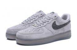 Black And Gray Air Force 1 Nike Air Force1 X Reigning Champ Suede Light Grey Black Unisex Sneakers Shoes Aa1117 118 Casual Running Shoes Mens Shoes Casual Sneakers Nike Air
