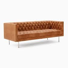 These sofas are often either pieces used in … Modern Chesterfield Leather Sofa