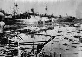 Victoria Docks after explosion of Fort ...