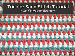 Crochet Tricolor Sand Stitch Afghan She Yarns Crochet Patterns Free Blanket Crochet Patterns All Free Crochet