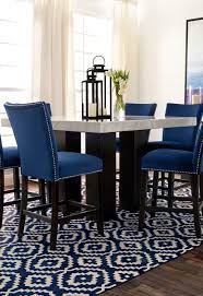 Value city furniture offers great quality furniture, at a low. Artemis Counter Height Dining Table And 4 Upholstered Stools Blue Value City Furniture And Mattres Dining Table Marble Dining Table Chairs Dining Room Sets