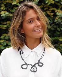 Lightweight Recycled Black Rubber Necklace by Design Tun