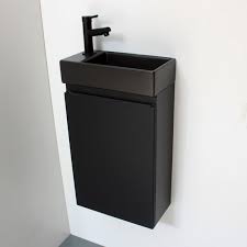 lave mains avec vasque noire et petit meuble noir lave main wc petit lave main lave main