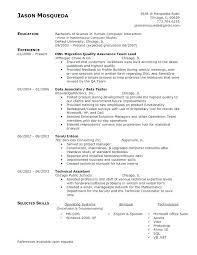 Qa Sample Resume With Appium Test Analyst Software Tester Format ...