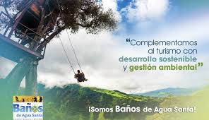 Baños de agua santa (spanish pronunciation: Gobierno Banos De Agua Santa Complementamos Al Turismo Con Desarrollo Sostenible Y Gestion Ambiental Somos Banos De Agua Santa Facebook