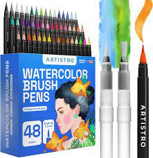 Watercolor Brush Pens 48 Colors