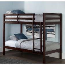 Hillsdale Furniture Caspian Chocolate Twin Over Twin Bunk Bed 2176 021 The Home Depot In 2020 Bunk Bed Sets Bunk Beds Twin Bunk Beds