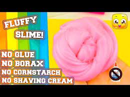 How to make fluffy slime without glue borax shaving cream. Fluffy Slime No Glue No Borax No Cornstarch Making Slime Without Shaving Cream Must Try Real Youtube