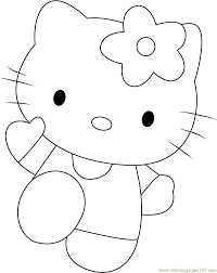 Printable pink baby lol omg coloring page. Hello Kitty Pink Coloring Page For Kids Free Hello Kitty Printable Coloring Pages Online For Kids Coloringpages101 Com Coloring Pages For Kids