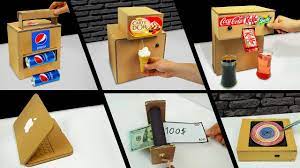 Make a cardboard ramp 20. Top 10 Amazing Ideas From Cardboard At Home Youtube