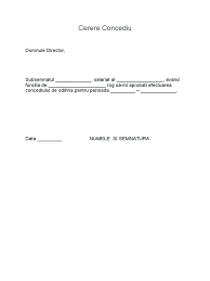 Unitatea/institutia de invatamant preuniversitar poate rechema salariatii din concediul de odihna in caz de forta majora sau pentru interese urgente care impun prezenta acestora la locul de munca. Model Cerere Concediu De Odihna 2020