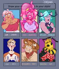the her — drew some mutuals ocs from twitter and discord