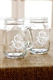 Find & download free graphic resources for floral pattern. Diy With Nicole Monogrammed Mason Jars Southern Weddings