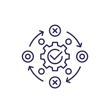 Project management business multitasking concept flat line art icons. Project Management Icon Line Vector 2331490 Vector Art At Vecteezy