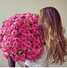 Happy birthday to the woman of my life. Huge Bouquet Of Roses Rose Bouquet Romantic Roses Rose