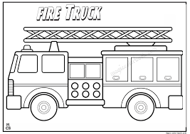 Pictures of emergency vehicle coloring pages and many more. Fire Truck Coloring Page Clip Art Library 2671214 Png Images Pngio