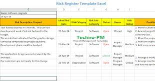 Risk register' and upload your tableau workbook (note: Risk Register Template Excel Free Download
