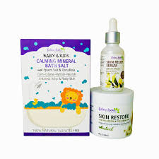 Epsom salt has a long history of diversified use and benefits for health, beauty, household cleaning and outdoor gardening. Baby Kids Skin Restore Set Bellary Nature