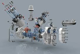 Exploded 3d Model Car Mechanic Automobile Engineering Engineering
