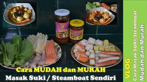 Cuci beras dengan air mengalir. Cara Mudah Dan Murah Masak Suki Steamboat Sabu Sabu Tomyam Sendiri Di Rumah By Niko Channel