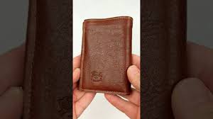 Guaranteed authentic il bisonte wallets up to 70% off. Lorenzo Leather Trifold Wallet With Button Closure By Il Bisonte Youtube