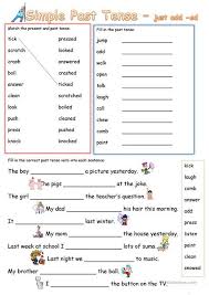 Pin By Inmaculada Balbuena Meneses On Ingles Simple Past Tense Past Tense Worksheet Simple Past Tense Worksheet
