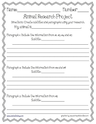Animal Report Organizer Animal Report Paragraph Organizer Sci S S Science Writing Third Grade Lesson Plans Animal Report
