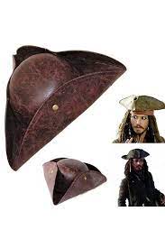 Pirates Of The Caribbean Captain Jack Sparrow Triangle Hat Pirate Hats Halloween Costume Props Pirate Costume Accessories