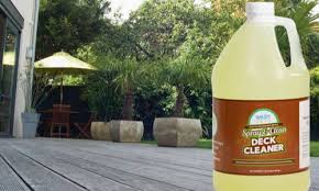 Sweep the floor with the broom to remove any loose debris. How To Clean Composite Decks A Step By Step Guide Trex Timbertech Azek Fiberon Cali Bamboo And More Wash Safe A Jr Chemical Coatings Llc Brand