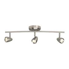 Sea Gull Lighting Talida 2 Ft Brushed Nickel Integrated Led Curved Track Lighting Kit 2637203s 962 The Home Depot