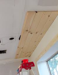 Other interesting things about ceiling ideas photos. Kitchen Chronicles Diy Tongue And Groove Plank Ceiling