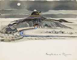 The Hobbit As Jrr Tolkien Imagined It In Pictures Tolkien Illustration Tolkien Art Earth Drawings