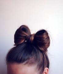 Hair Bow Updo Hairstyle Hair Styles Hair Hair Inspiration
