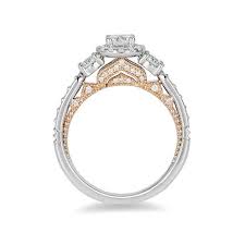 Enchanted Disney Jasmine 1 Ct T W Diamond Three Stone Engagement Ring In 14k White Gold Zales In 2020 Three Stone Engagement Rings Disney Engagement Rings Disney Wedding Rings