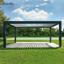 Alunotec Pergolux Gazebo Roofing Canop Y Cover Easy Install Louvered Pergola Find Complete Details About Alunotec Per Outdoor Awnings Pergola Outdoor Pergola