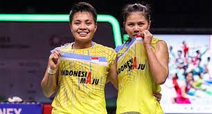 Pasangan ganda putri indonesia, greysia polii/apriyani rahayu, berpose setelah melakoni konferensi pers laga semifinal indonesia masters 2020 di istora senayan, jakarta, sabtu (18/1/2020). Lihat Detik Detik Greysia Polii Dan Apriyani Rahayu Mengukir Rekor Fantastis Jpnn Com