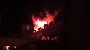 Efyge apo ti zoi i maria rodopoulou Patra Twra Megalh Fwtia Se Diamerisma Pyrines Floges Exoyn Kyklwsei To Spiti Deite Fwto Kai Binteo Flamis Gr