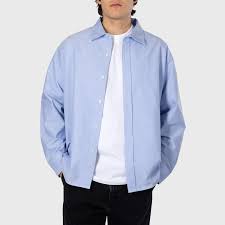 Рубашка Edwin Big OX Shirt LS I031283.01.67 Голубой
