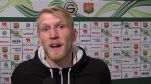 Carl Nyström efter segern mot Gefle