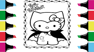 Paging mariah carey, kimora lee, and oh, well, everyone else who still has a penchant for hello kitty. Hello Kitty Halloween Coloring Pages Coloring Book For Kids Youtube