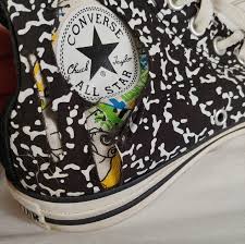Converse Shoes Rare Limited Print Chuck Taylor Convers Tear Away Poshmark