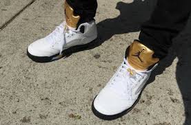 The air jordan 5 retro 'olympic' dropped in 2016 to coincide with the rio summer olympics. Air Jordan 5 Olympic Gold Medal Kicksonfire Com