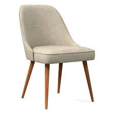 Mid Century Upholstered Dining Chair Wooden Legs Mid Century Upholstered Dining Chair Comfortable Dining Chairs Dining Chairs