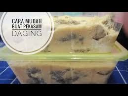 Cara belian 1) datang ke kedai di kompleks kanchut 2) courier ke seluruh malaysia. Tips Dan Cara Membuat Pekasam Daging Bonus Resepi Pekasam Daging Youtube