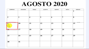 Maybe you would like to learn more about one of these? Calendario Agosto De 2020 Feriados Com Fases Da Lua Youtube