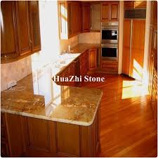 Modern island kitchen in naples florida designed by weber design group. Caribbean Sunshine Golden Fantasy Yellow Granite Kitchen Bar Top Price From China Stonecontact Com