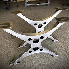 Find the best deals for industrial furniture legs. Cleared With Satin Clearcoat And Headed To Customer Industrial Table Legs Cnc Tig Custom Ge Industrial Table Legs Welding Table Industrial Style Table